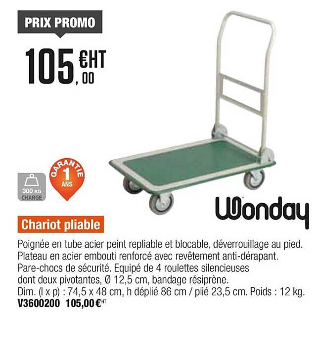 Chariot Pliable Wonday