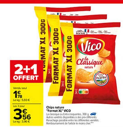 chips nature "format xl" vico
