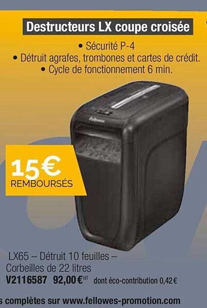 destructeurs lx oupe croisée