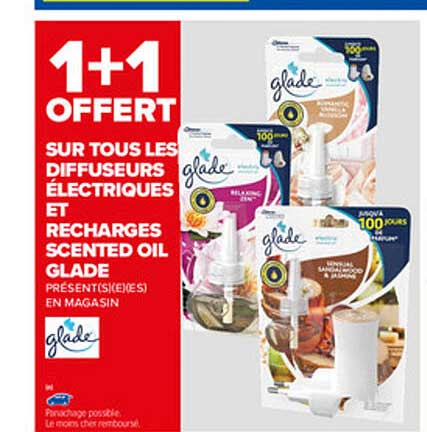 diffuseurs électriques et recharges scented oil glade