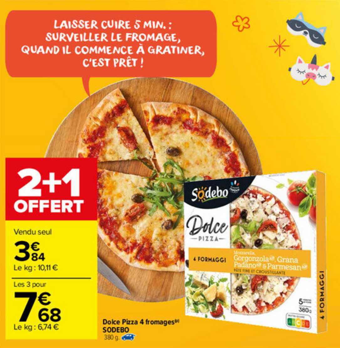 Dolce Pizza 4 Fromages Sodebo