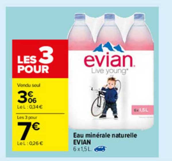 Eau Minérale Naturelle Evian