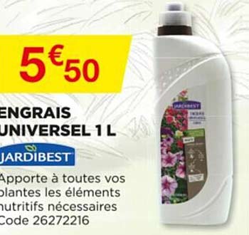 engrais universel 1 l jardibest