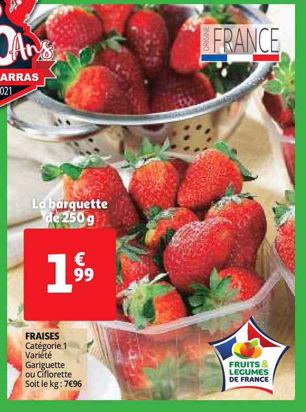 fraise gariguette ou ciflorette