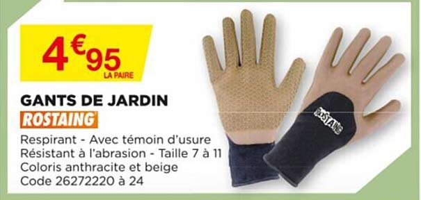 gants de jardin rostaing