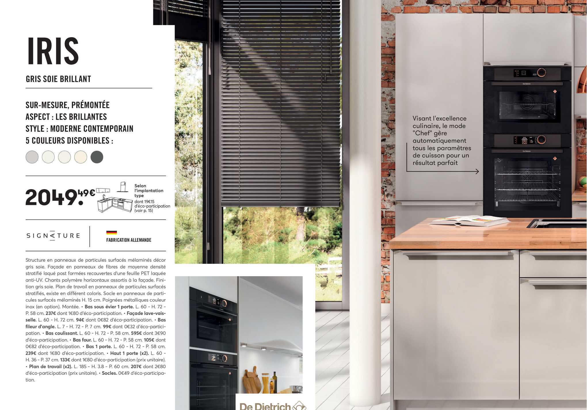 iris gris soie brillant signature