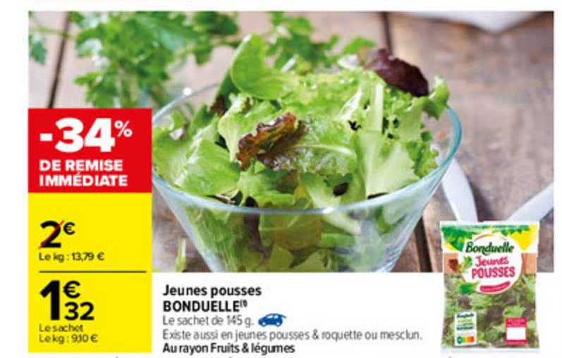 jeunes pousses bonduelle
