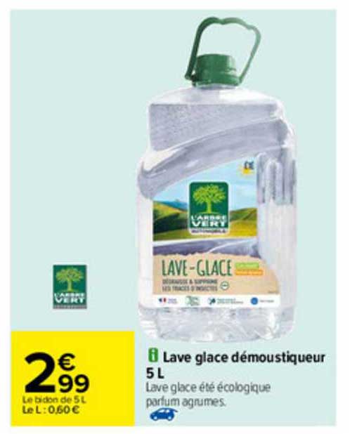 lave glace démoustiqueur 5 l l'arbre vert