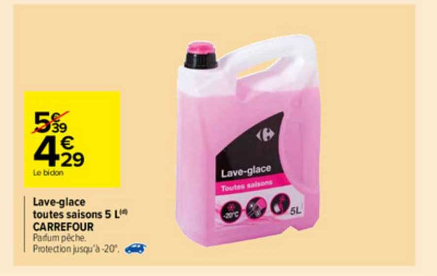 lave-glace toutes saisons 5 l carrefour