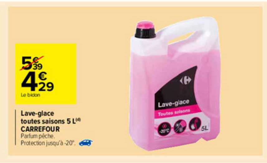 lave-glace toutes saisons 5 l carrefour