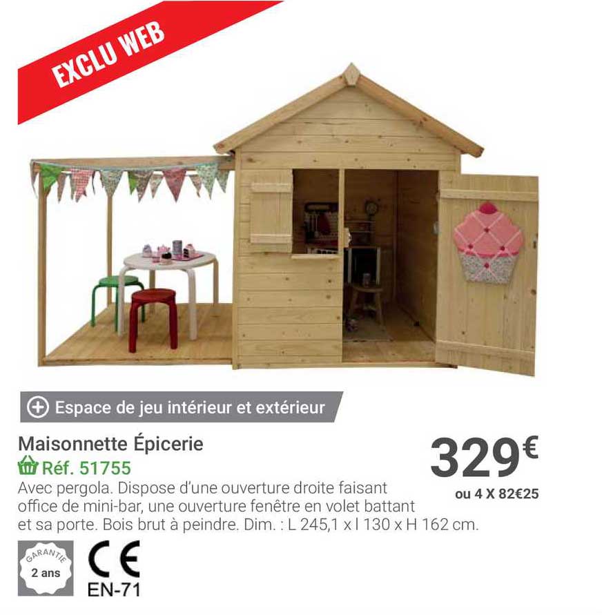 maisonnette épicerie