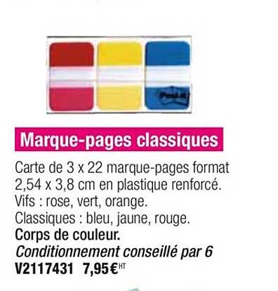 marque-pages classiques