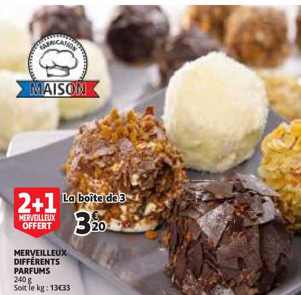 merveilleux différents parfums