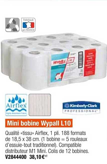 mini bobine wypall l10