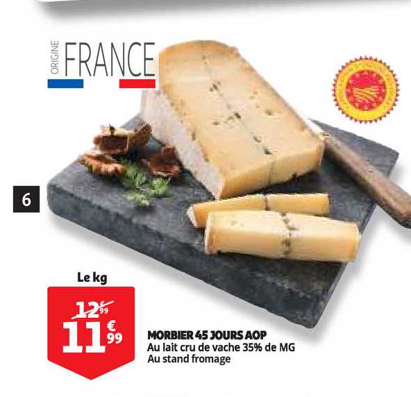 morbier 45 jours aop