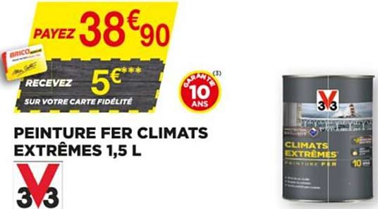 Peinture Fer Climats Extrêmes 1,5 L V33