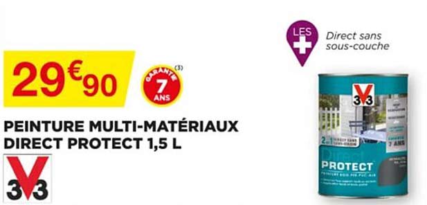 peinture multi-matériaux direct protect 1,5 l v33