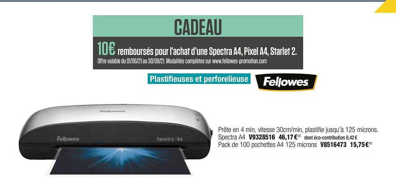 plastifieuses et perforelieuse fellowes