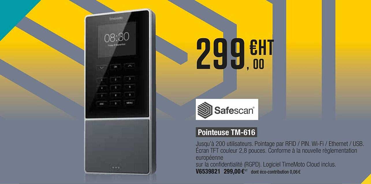 Pointeuse Tm-616 Safescan