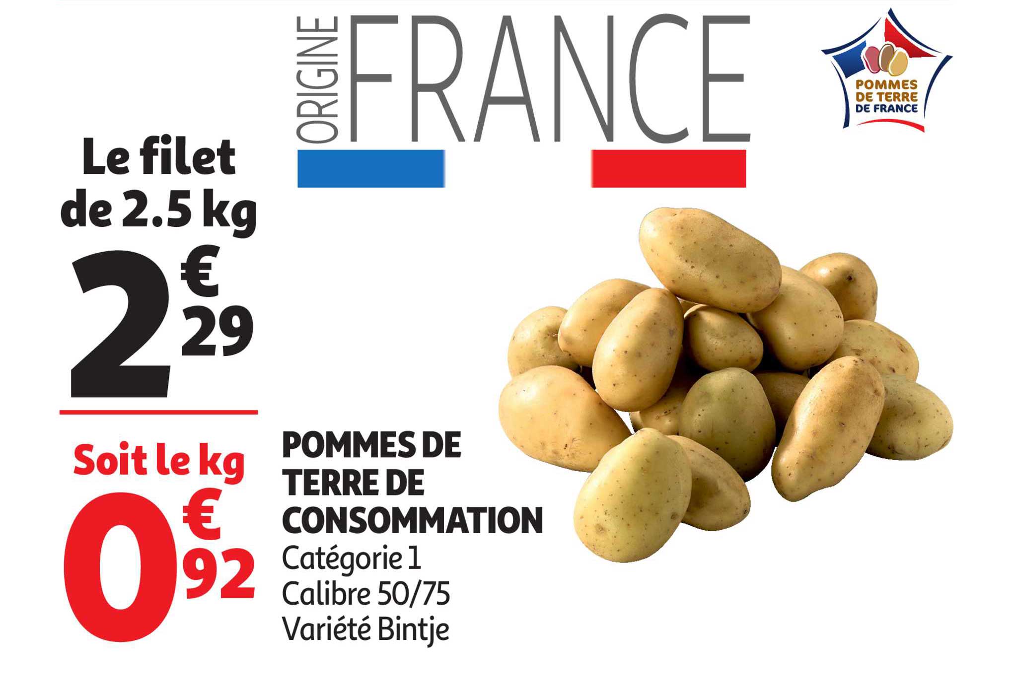 Pommes De Terre De Consommation