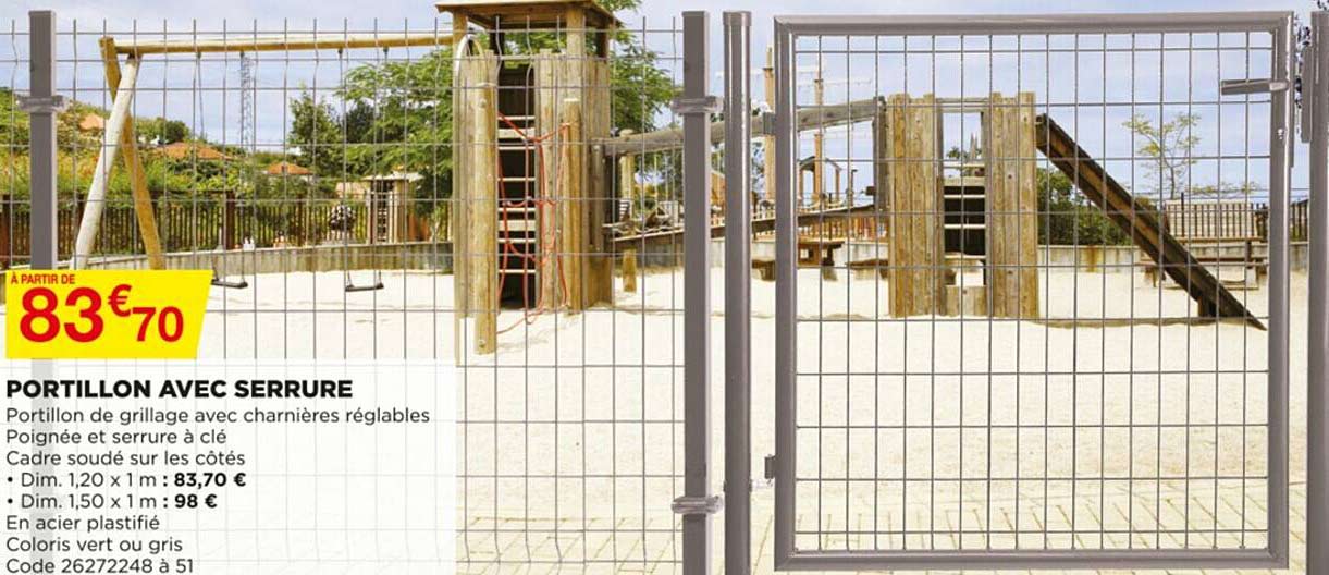 Portillon Avec Serrure