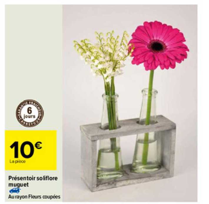 présentoir soliflore muguet