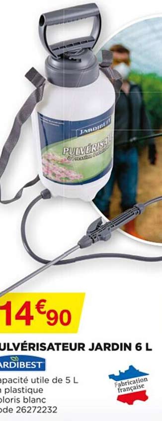 pulvérisateur jardin 6l jardibest