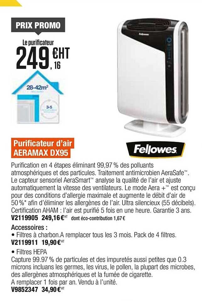 Purificateur D'air Aeramax Dx95