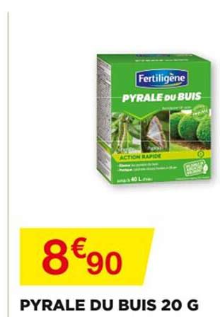 pyrale du buis 20 g fertiligène