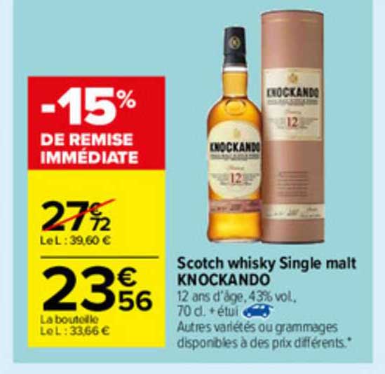 scotch whisky single malt knockando