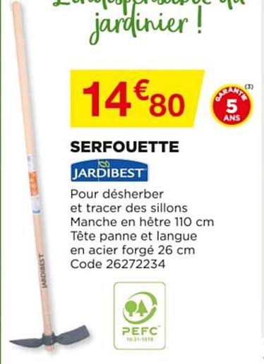 Serfouette Jardibest