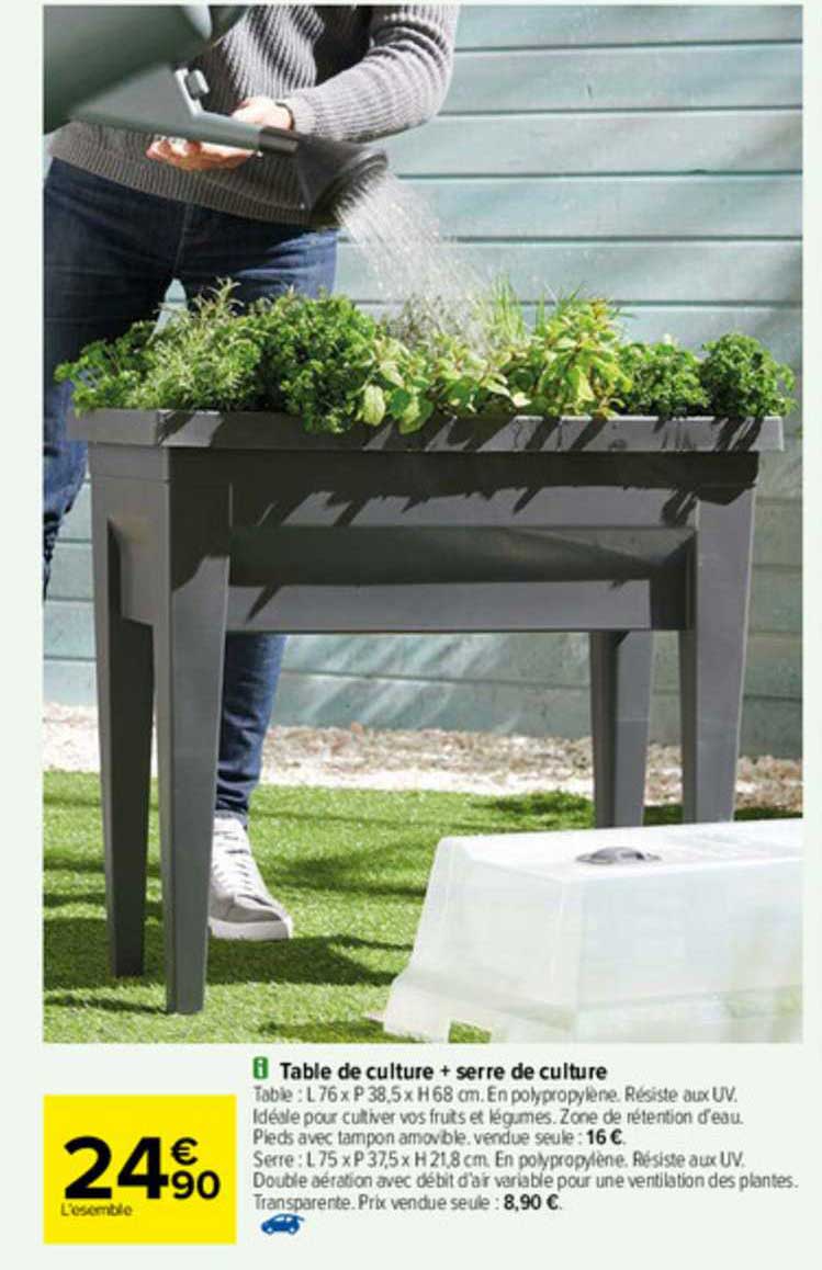 Table De Culture + Serre De Culture
