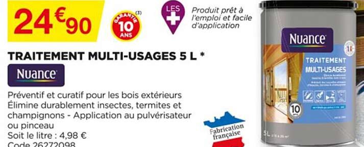 traitement multi-usages 5 l nuance