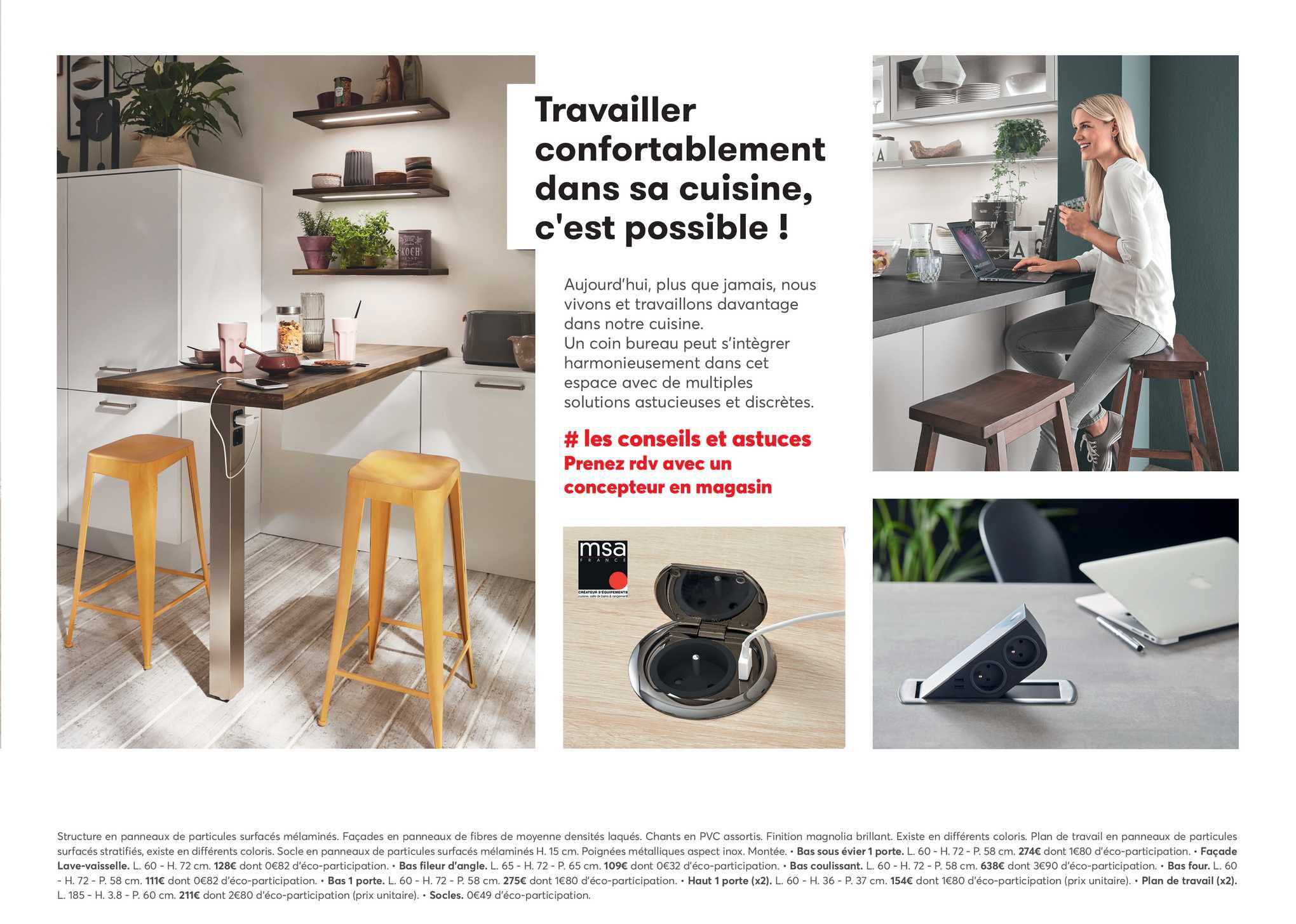 Travailler Confortablement Dans Sa Cuisine , C'est Possible !