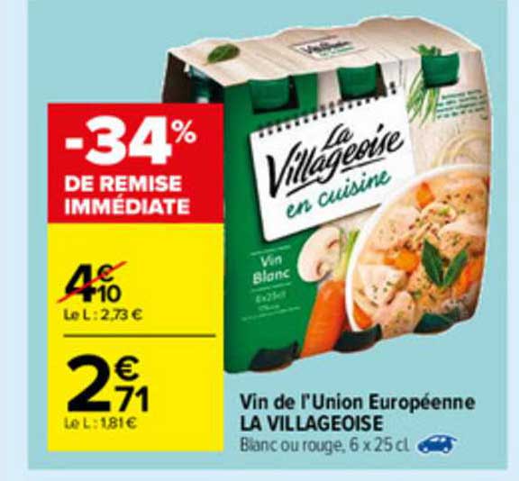 vin de l'union européenne la villageoise