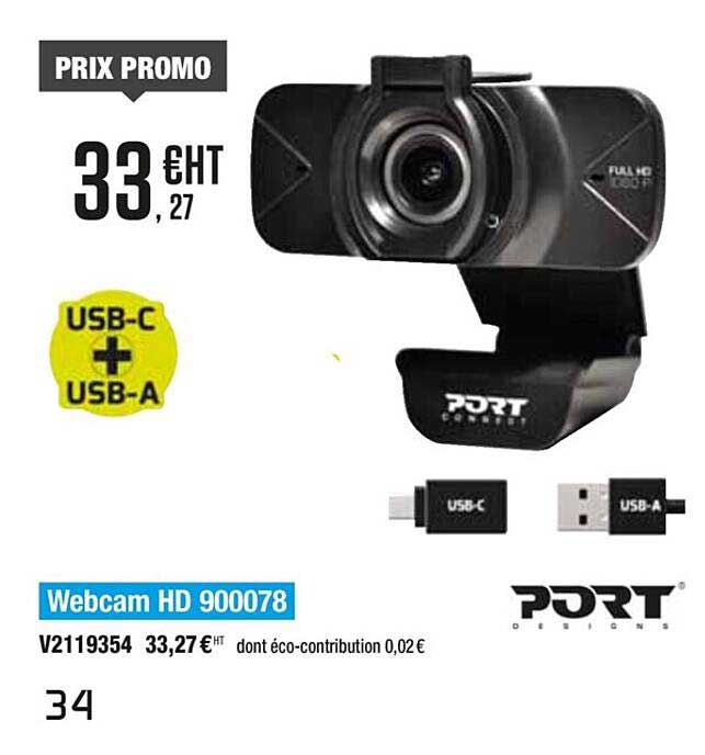 webcam hd 900078 port