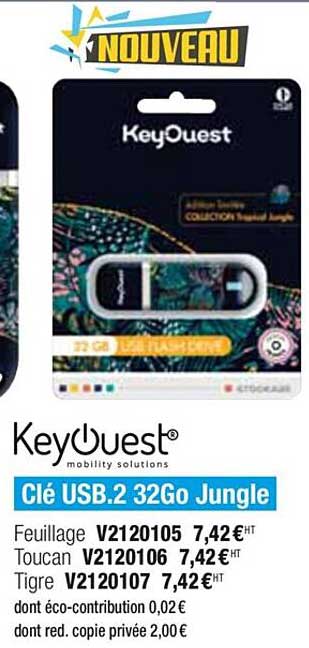 xlé usb. 32go jungle keyouest