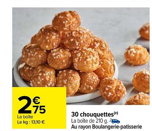 30 Chouquettes