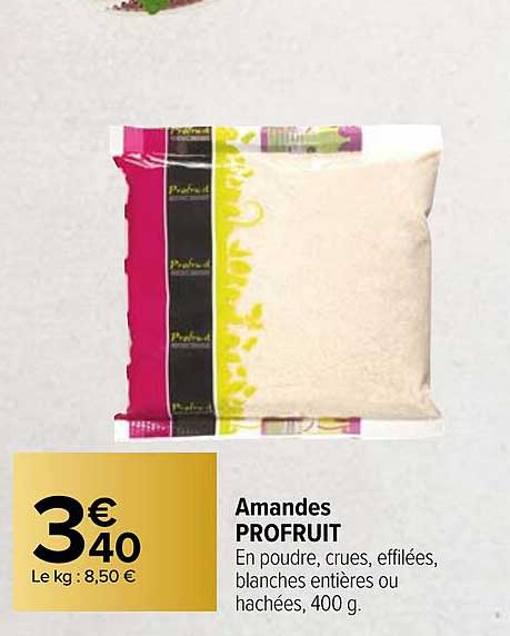 Amandes Profruit