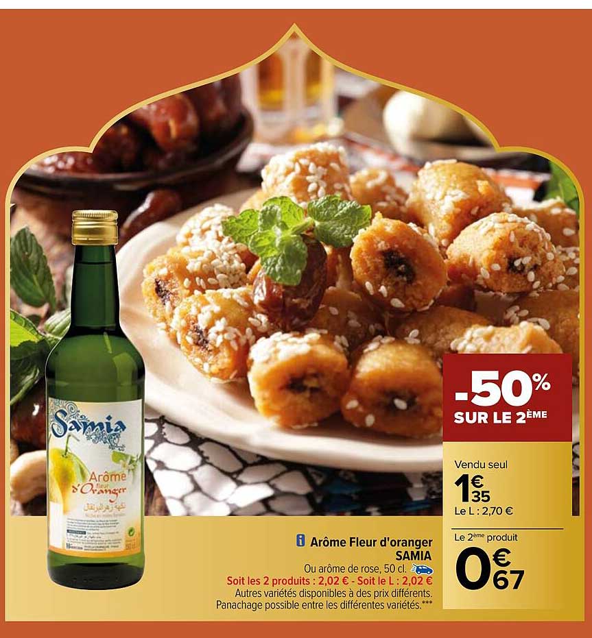 arôme fleur d'oranger samia