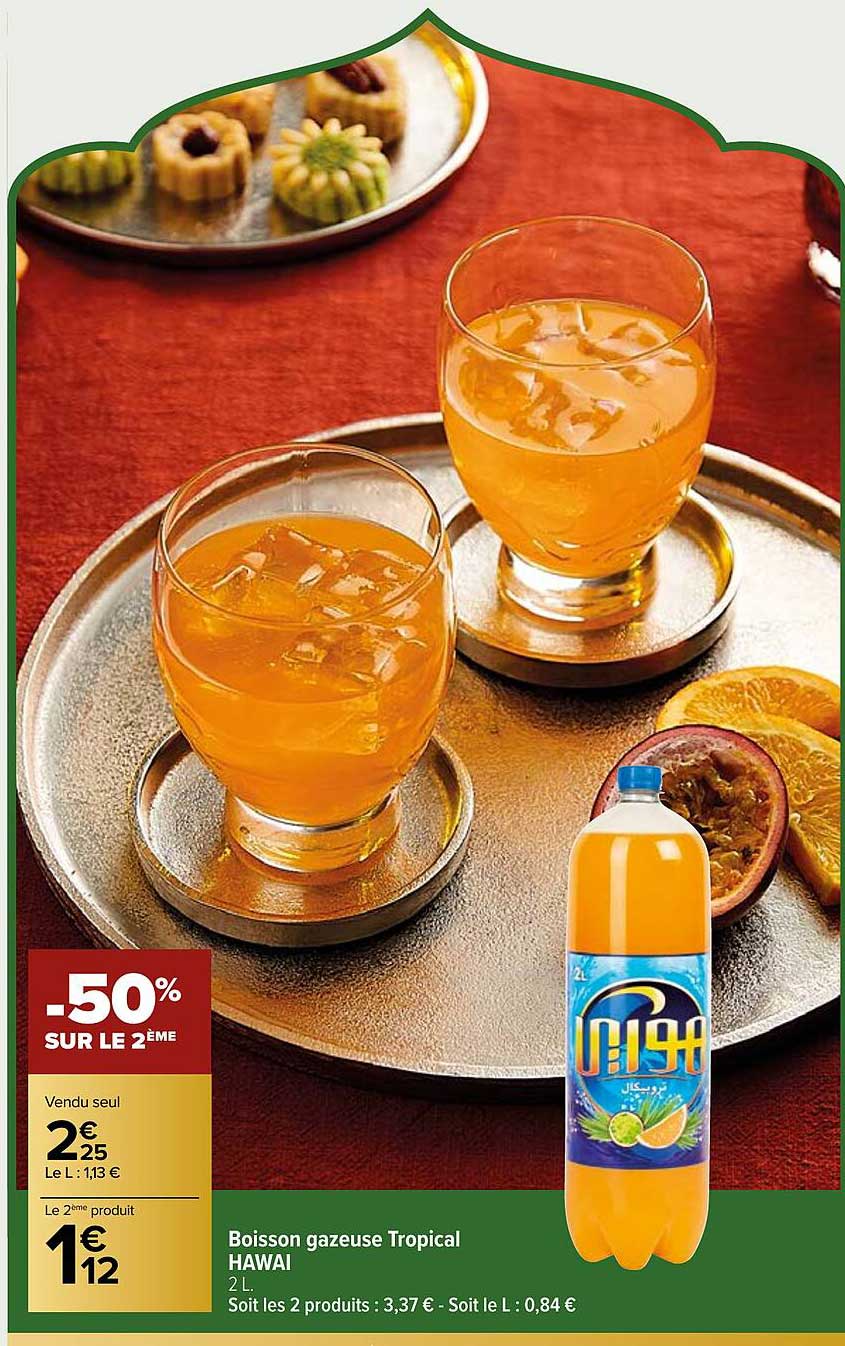 Boisson Gazeuse Tropical Hawaï