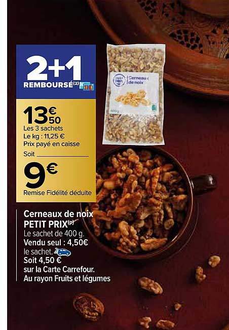 cerneaux de noix petit prix