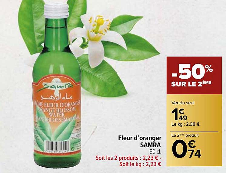 fleur d'oranger samra