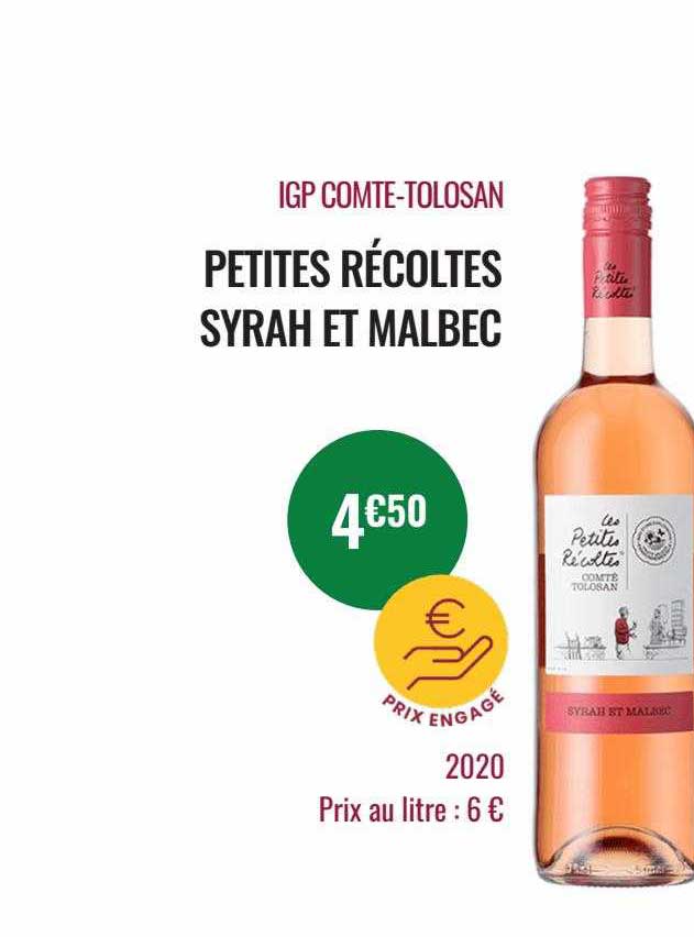 igp comte-tolosan petites récoltes syrah et malbec