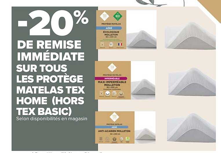Protège Matelas Tex Home