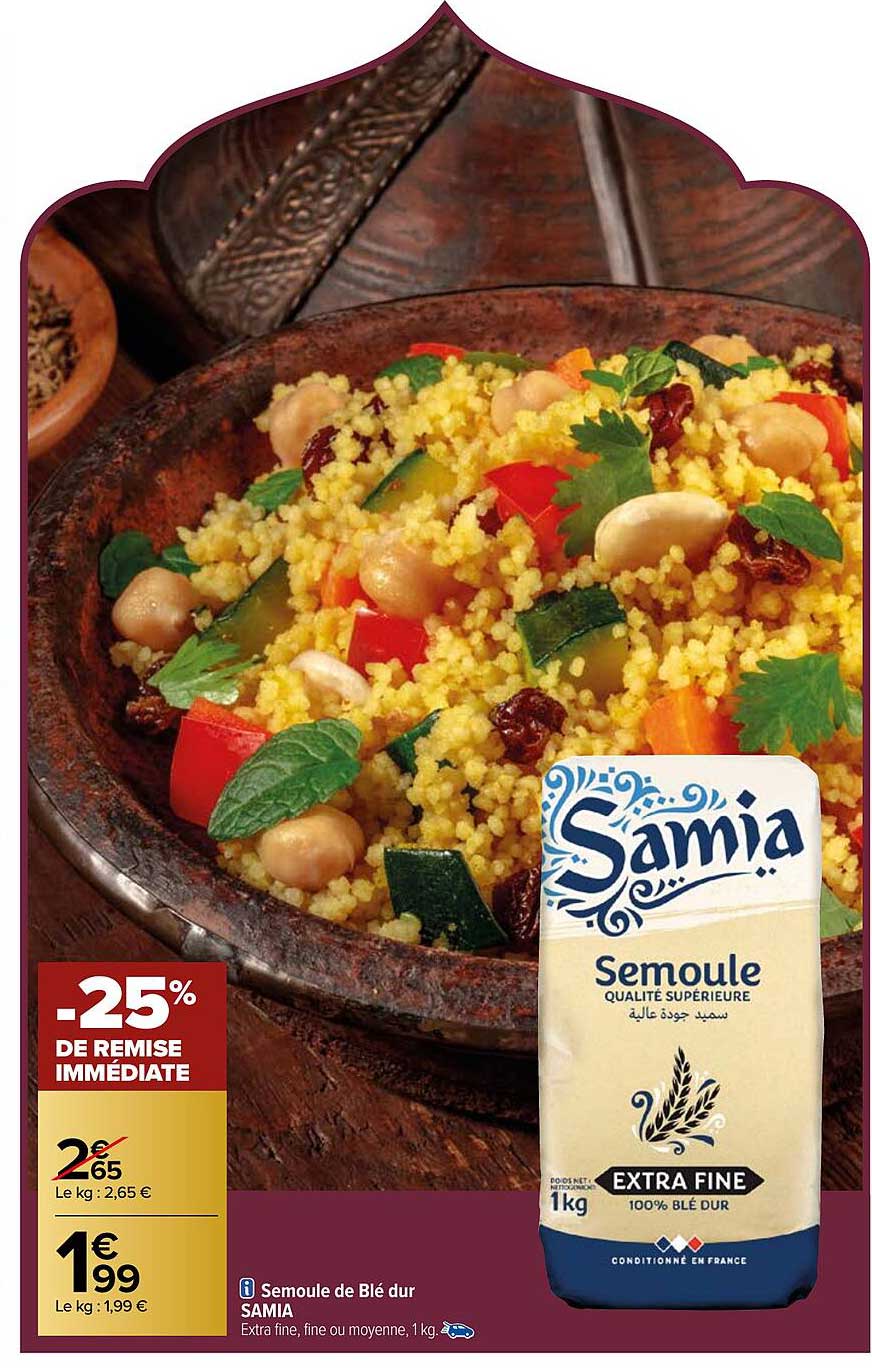 Semoule De Blé Dur Samia