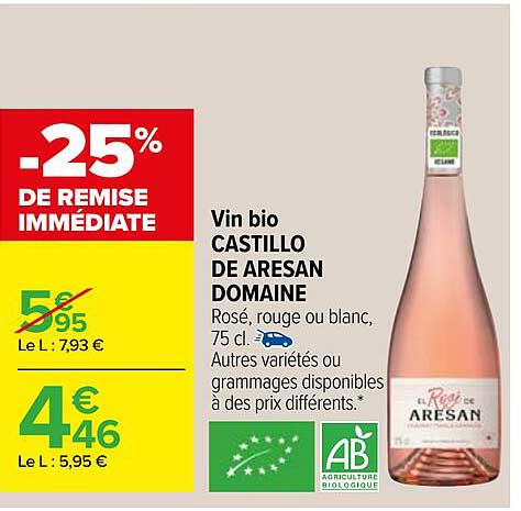 vin bio castello de aresan domaine
