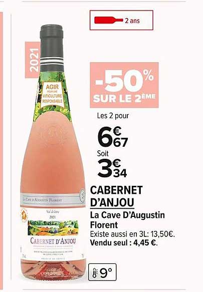 cabernet d'anjou la cave d'augustin florent