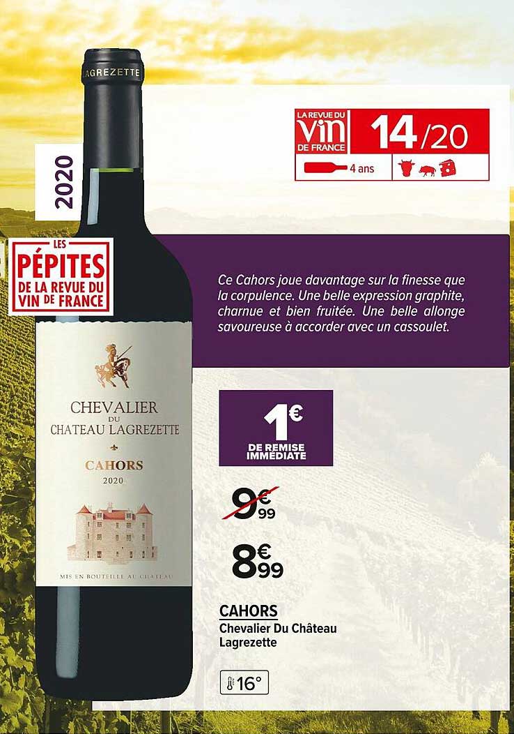 cahors chevalier du château lagrezette