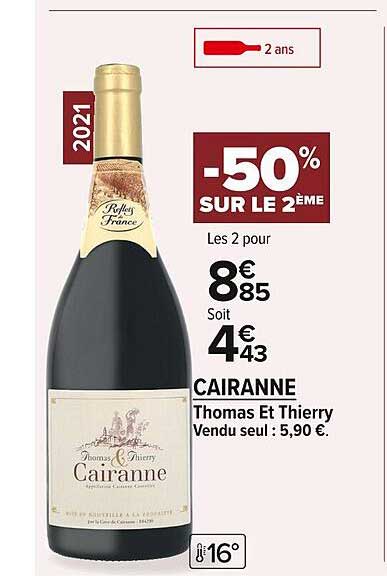 cairanne thomas et thierry